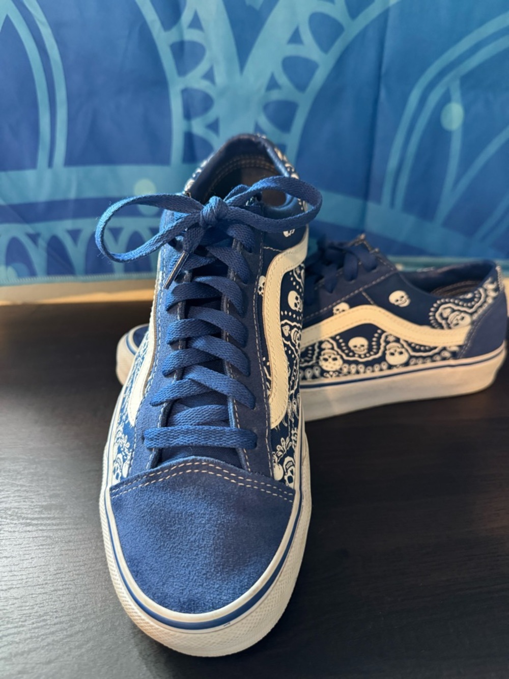 Men’s Van Style 36 'Bandana - True Blue' Mens size 10